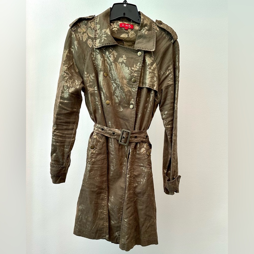 Derby trench coat. Size L but actually this is size 10.